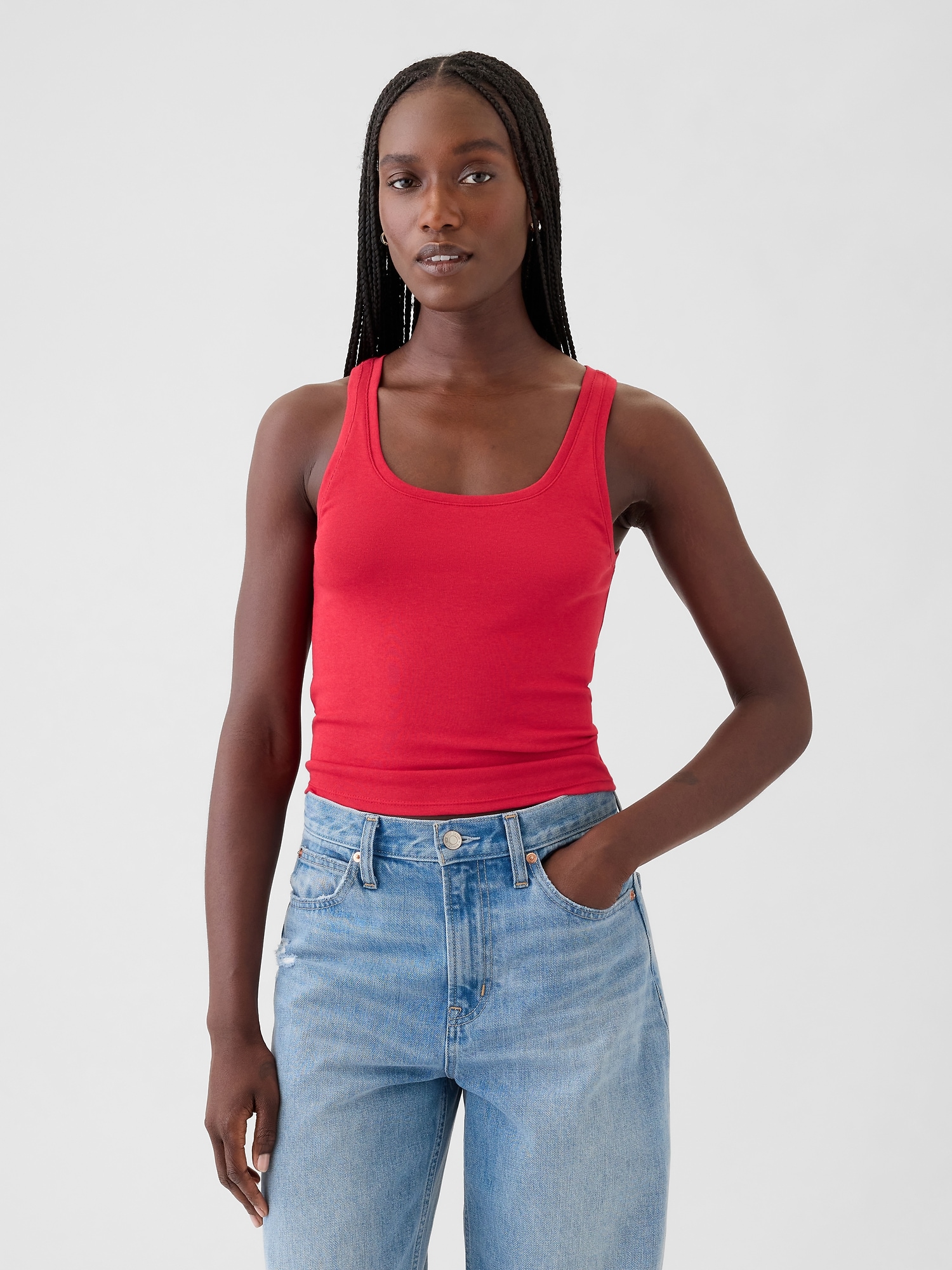 Modern Cropped Tank Top