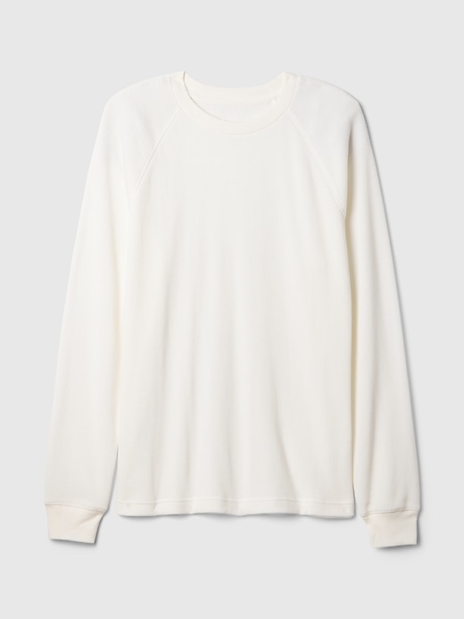 Image number 5 showing, Waffle-Knit Raglan T-Shirt