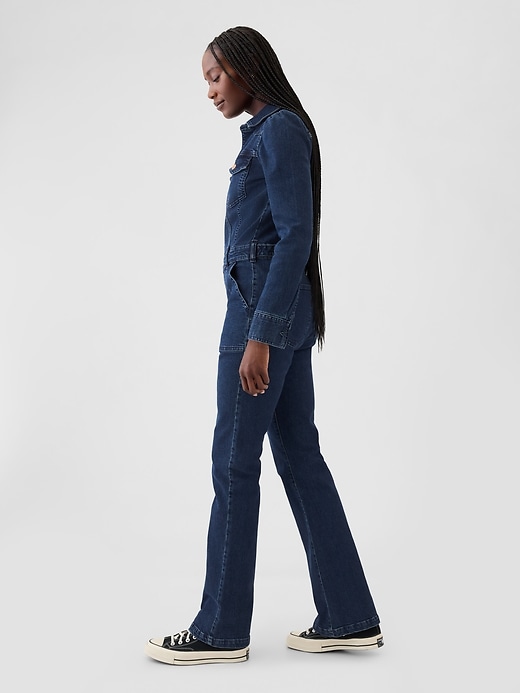 Image number 3 showing, Western Denim Jumpsuit