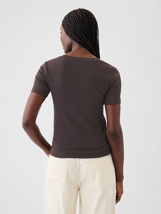 Image number 2 showing, Modern Cropped T-Shirt