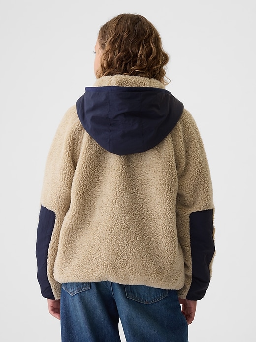 Image number 2 showing, Kids Sherpa Hooded Jacket