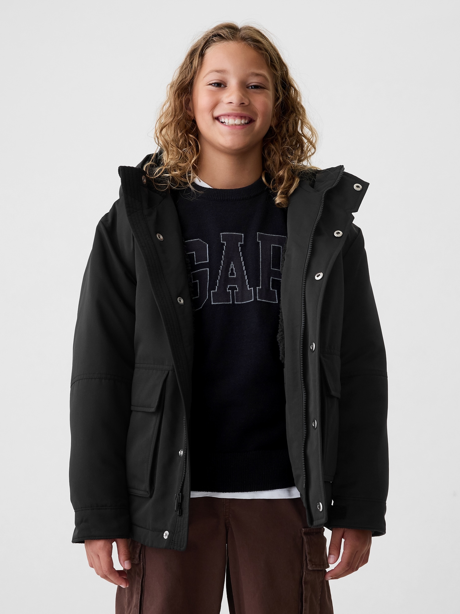 Gap parka jacket hotsell