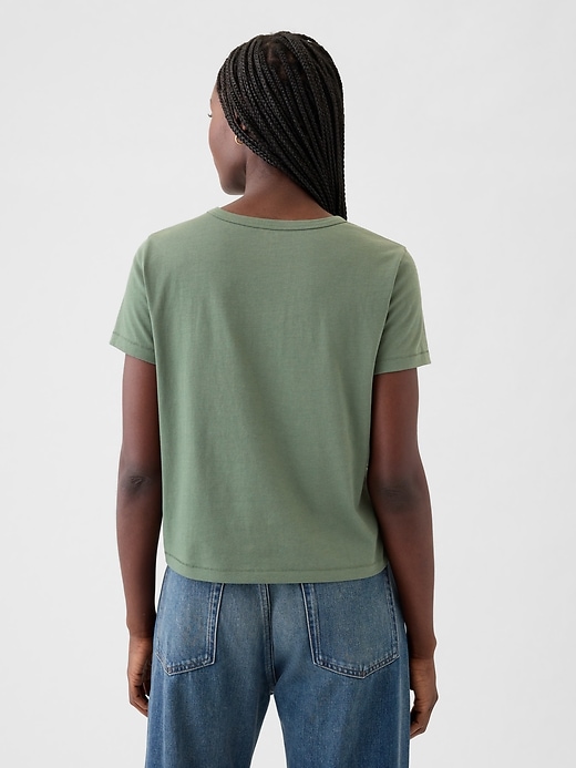 Image number 2 showing, Organic Cotton Vintage Shrunken T-Shirt