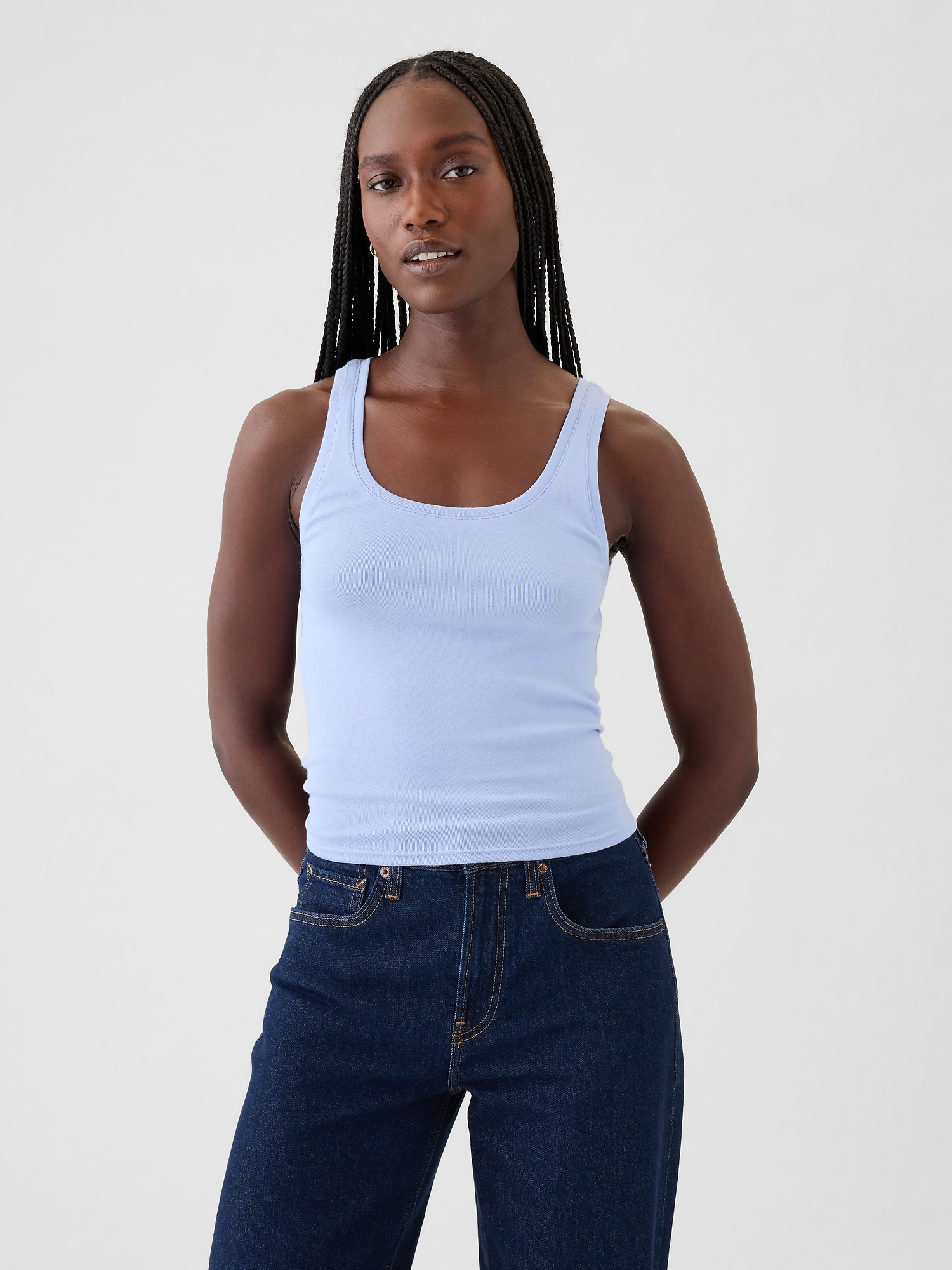 Modern Cropped Tank Top