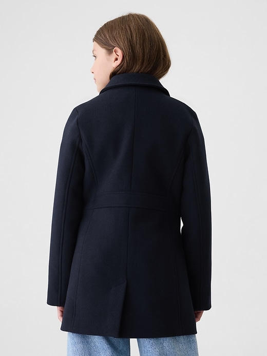 Image number 2 showing, Kids Wool Peacoat