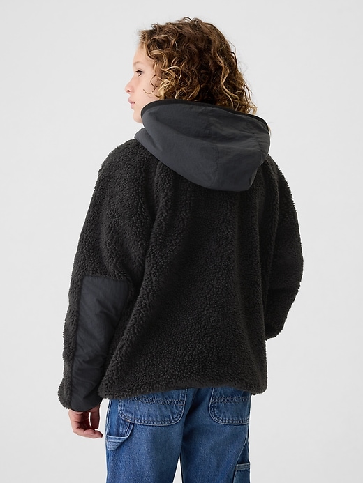 Image number 2 showing, Kids Sherpa Hooded Jacket