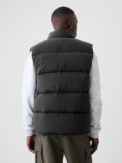 Gap mens down vest best sale