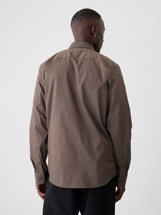 Image number 2 showing, All-Day Poplin Shirt in Standard Fit