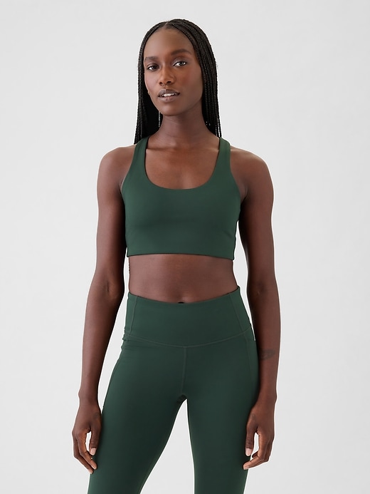 Image number 1 showing, GapFit Power Medium Impact Sports Bra