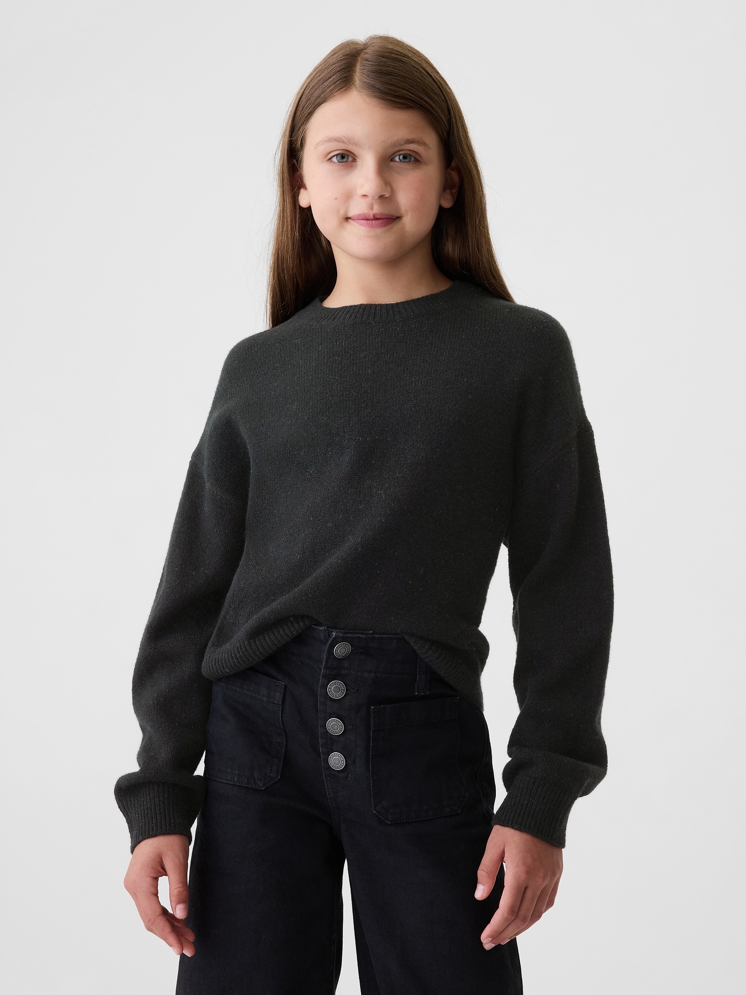 Kids CashSoft Crewneck Sweater