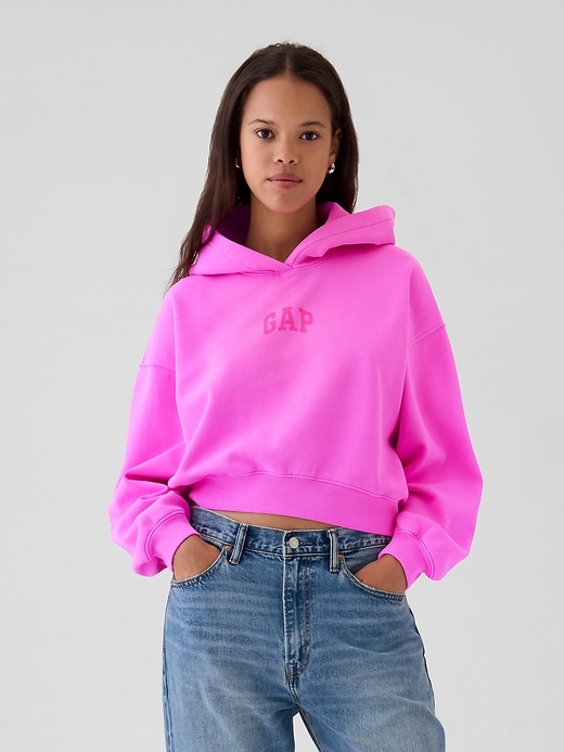 Image number 5 showing, Vintage Soft Cropped Hoodie