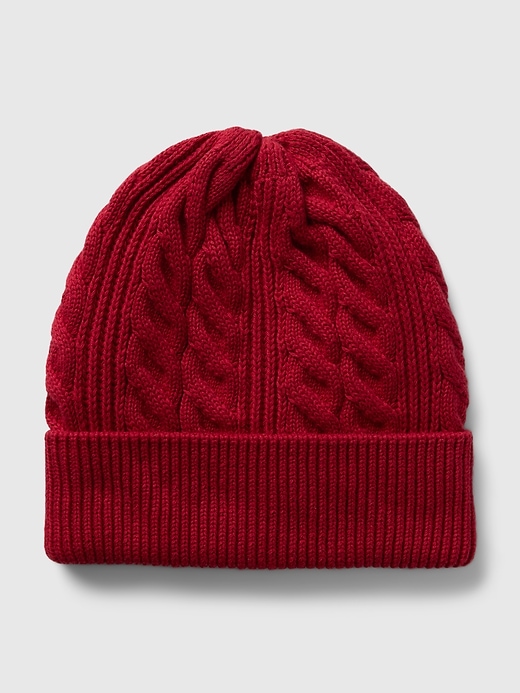 Image number 1 showing, Cable-Knit Beanie