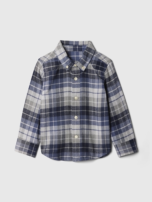 Image number 1 showing, babyGap Organic Cotton Flannel Shirt