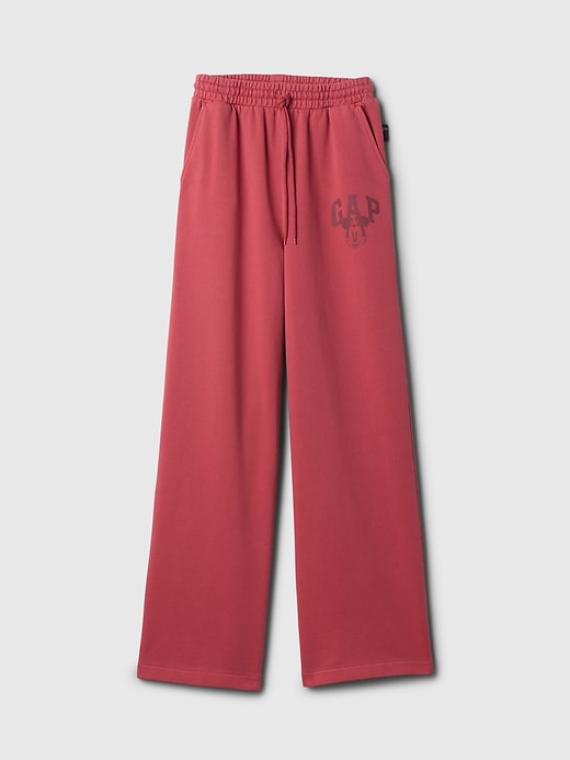 Image number 5 showing, Gap × Disney Mickey Mouse Logo Wide-Leg Sweatpants