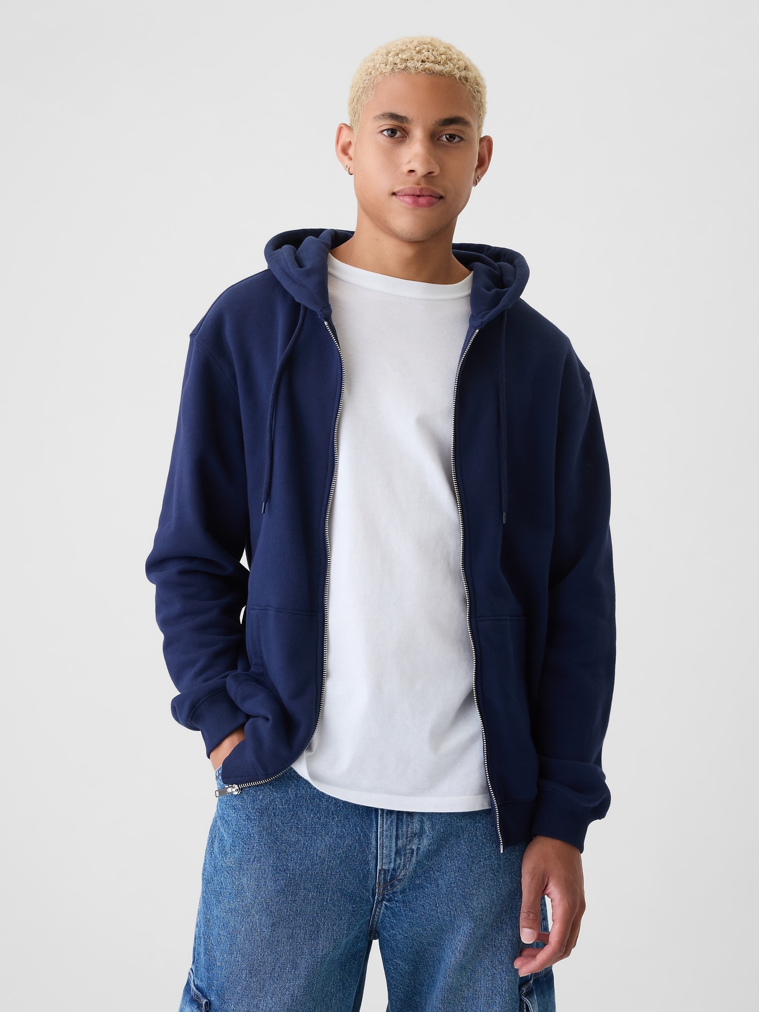 Gap Men s Vintage Soft Full Zip Hoodie