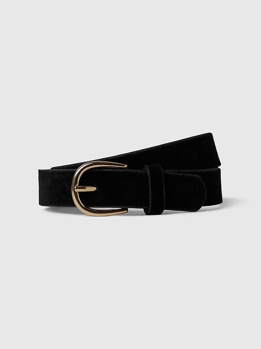 View large product image 1 of 1. Kids Velvet Belt