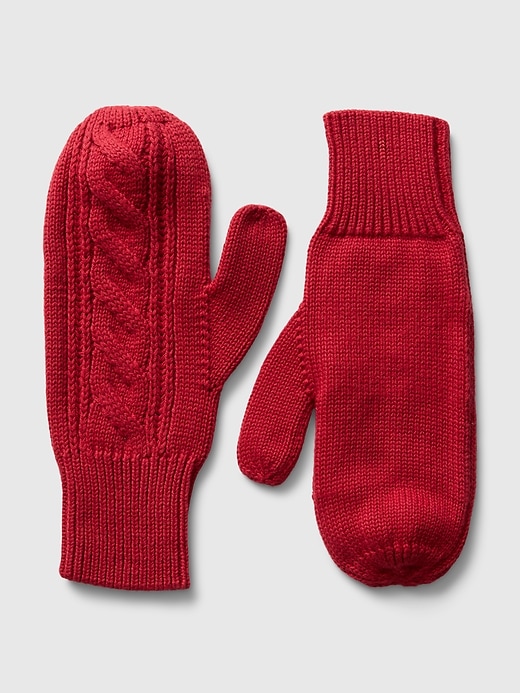 Voir une image plus grande du produit 1 de 2. Mitaines en tricot torsadé