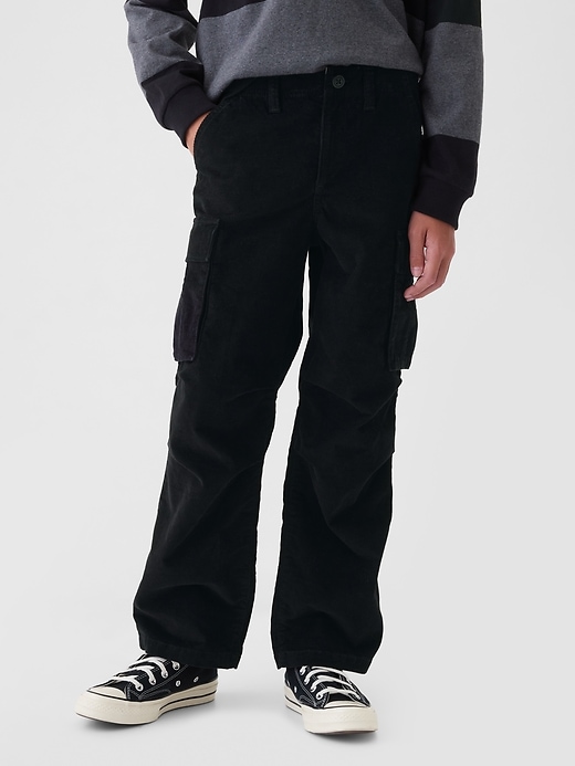 Image number 2 showing, Kids Corduroy Cargo Baggy Pants