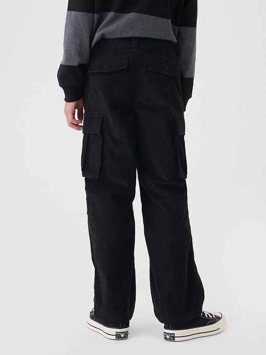 Image number 3 showing, Kids Corduroy Cargo Baggy Pants