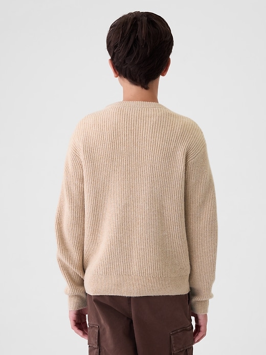 Image number 2 showing, CashSoft Rib Crewneck Sweater