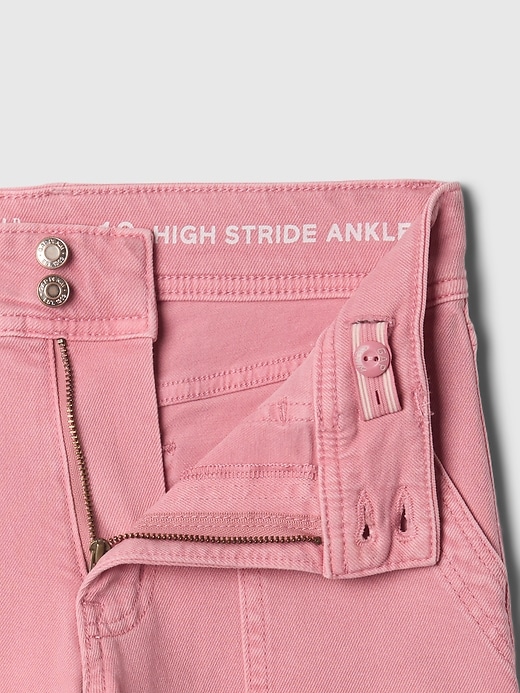 Image number 9 showing, Kids High Rise Stride Wide-Leg Ankle Jeans