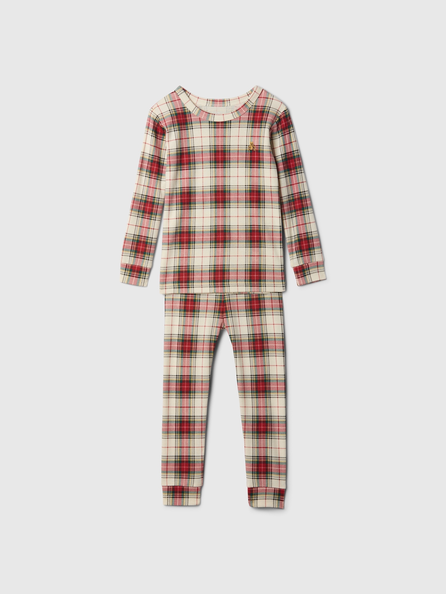 Pyjama à motif des Fêtes en coton biologique babyGap