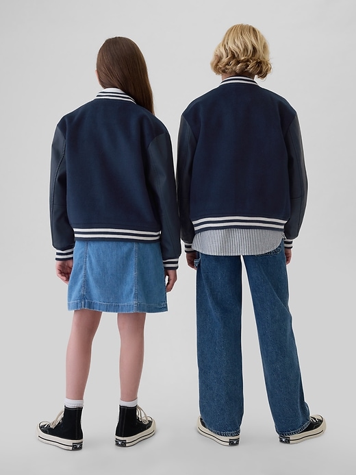 Image number 3 showing, Kids Varsity Jacket