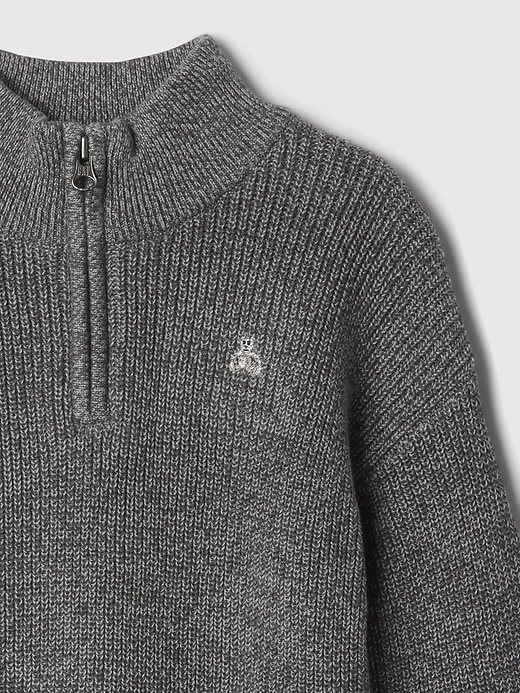 Image number 4 showing, babyGap Quarter-Zip Sweater Pullover