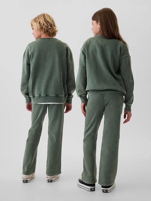 Image number 7 showing, Kids Vintage Soft Relaxed Cargo Sweatpants