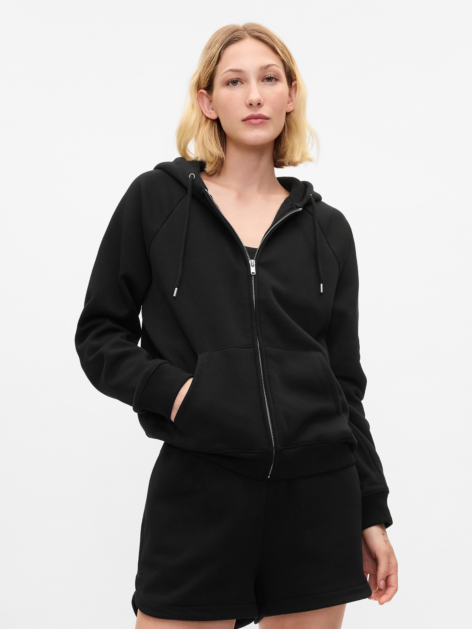 Loose zip up hoodie hotsell