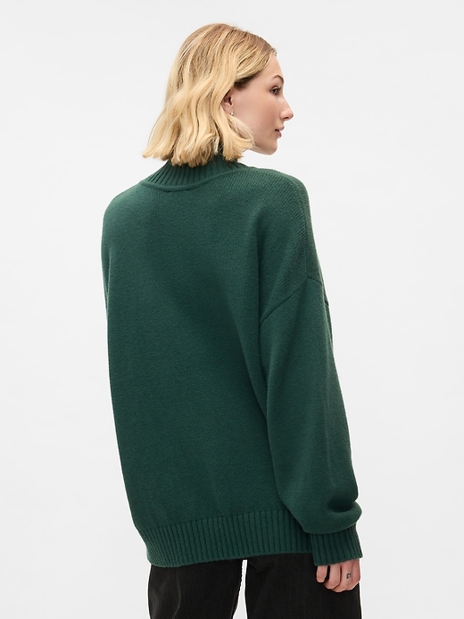 Image number 2 showing, CashSoft Mockneck Sweater