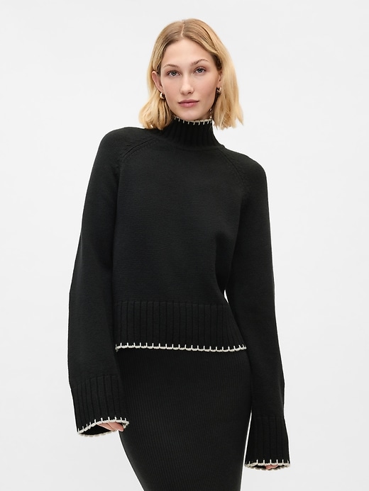 Image number 10 showing, CashSoft Turtleneck Sweater