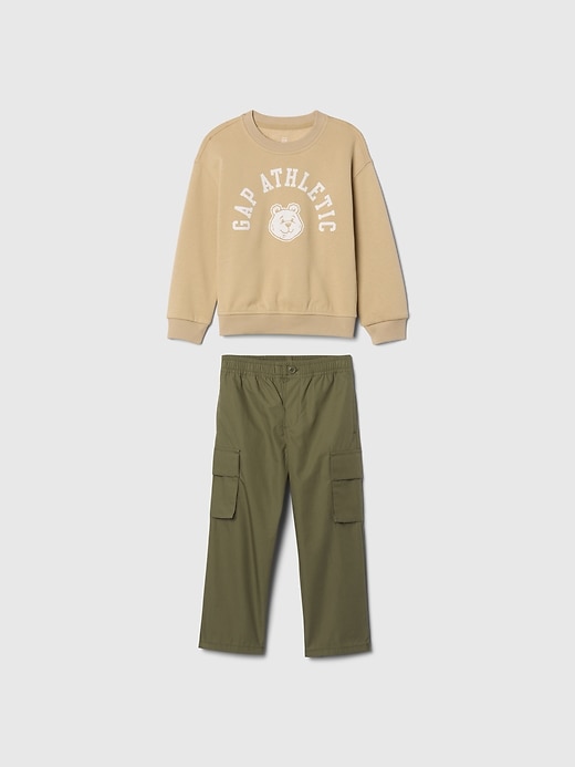 Image number 1 showing, babyGap Athletic Logo Outfit Set