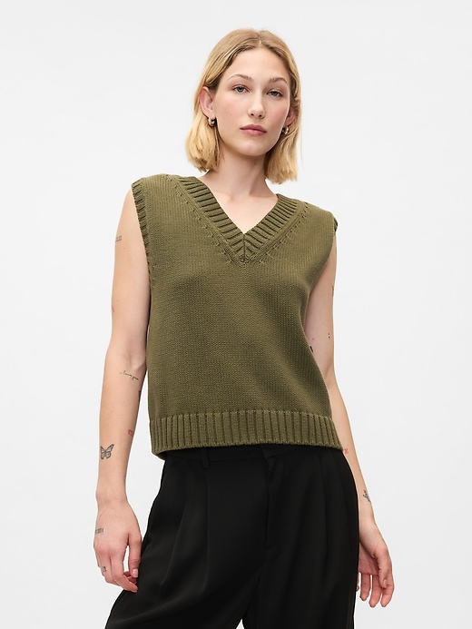 Image number 6 showing, Oversized Sweater Vest