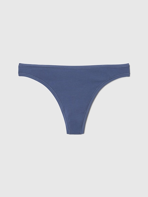 Image number 9 showing, Organic Stretch Cotton Thong