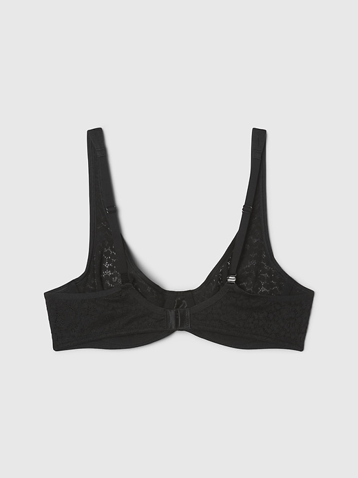 Image number 6 showing, Lace Unlined Semi-Demi Bra