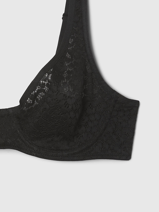 Image number 9 showing, Lace Unlined Semi-Demi Bra