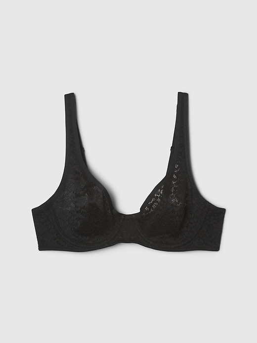 Image number 10 showing, Lace Unlined Semi-Demi Bra