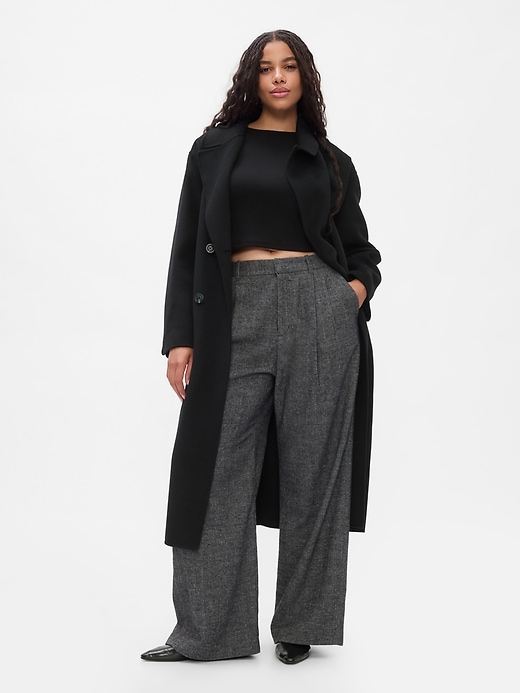 Image number 5 showing, 365 High Rise Brushed Twill Pleated Trousers