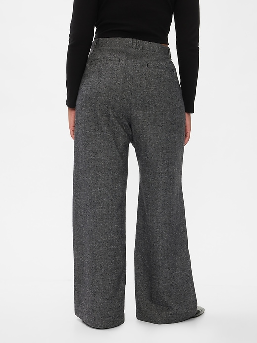 Image number 6 showing, 365 High Rise Brushed Twill Pleated Trousers