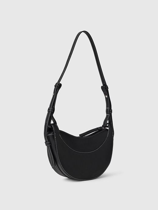 View large product image 2 of 3. Vegan Leather Western Crossbody Bag