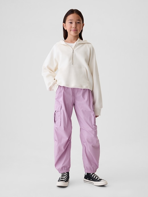 Image number 6 showing, Kids Denim Cargo Parachute Pants