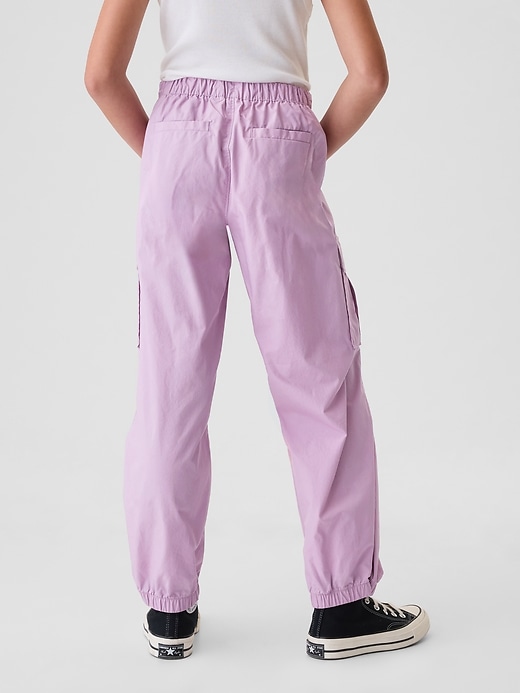 Image number 7 showing, Kids Denim Cargo Parachute Pants