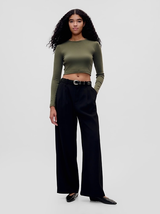 Image number 10 showing, Modern Rib Cropped T-Shirt