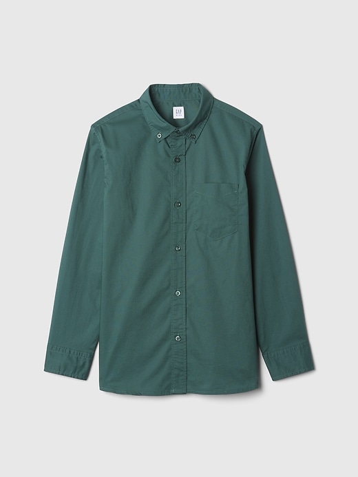 Image number 5 showing, Kids Organic Cotton Poplin Shirt