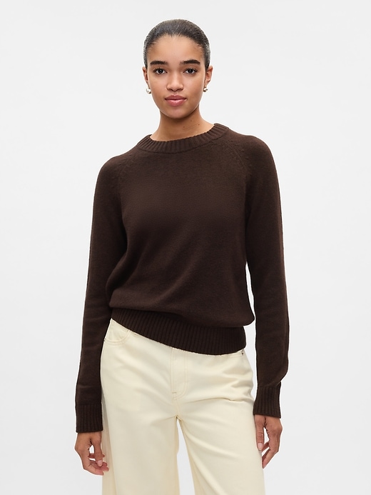 Image number 1 showing, CashSoft Crewneck Sweater