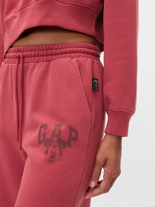 Image number 6 showing, Gap × Disney Mickey Mouse Logo Wide-Leg Sweatpants