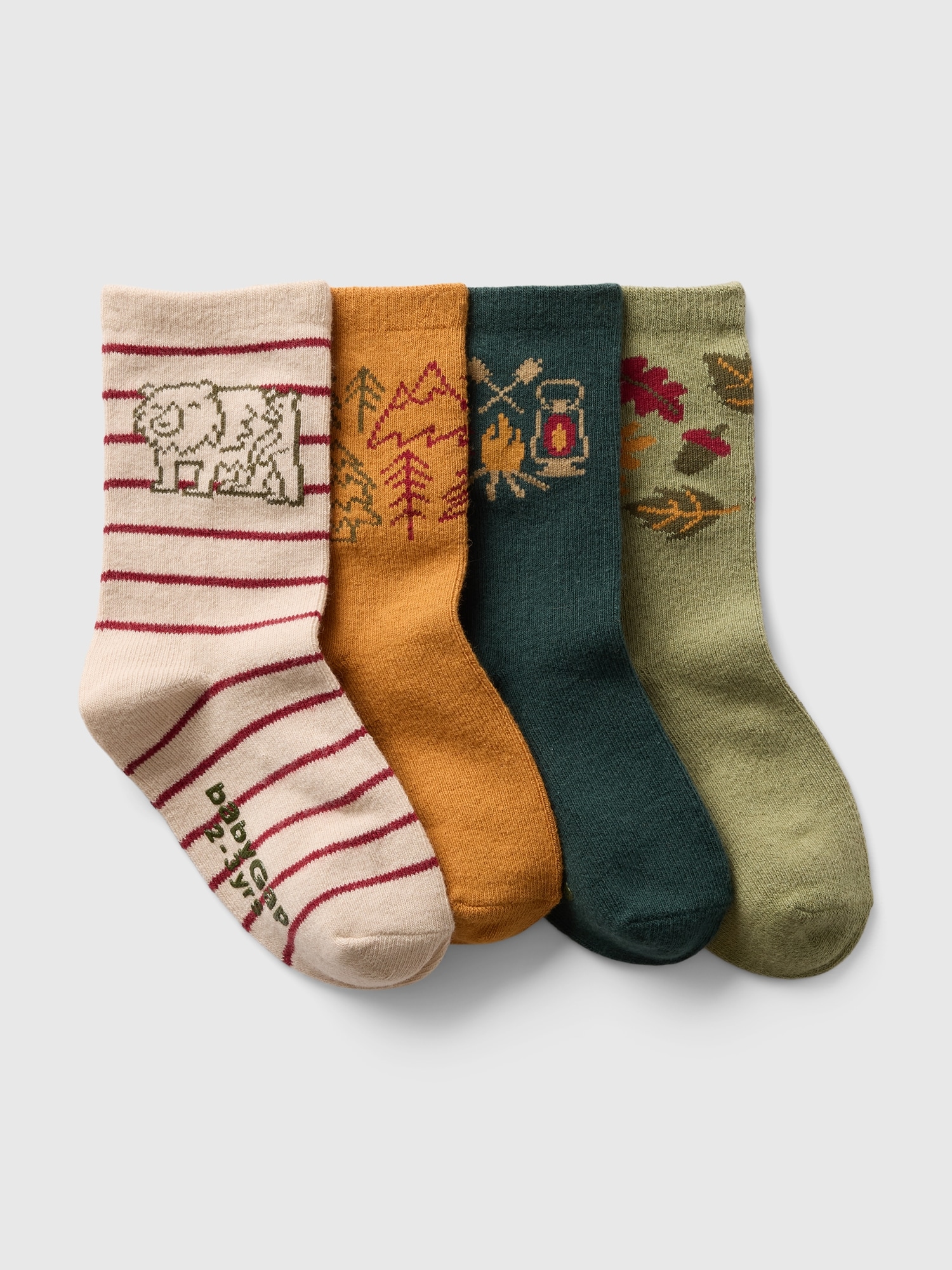 babyGap Camp Crew Socks (4-Pack)