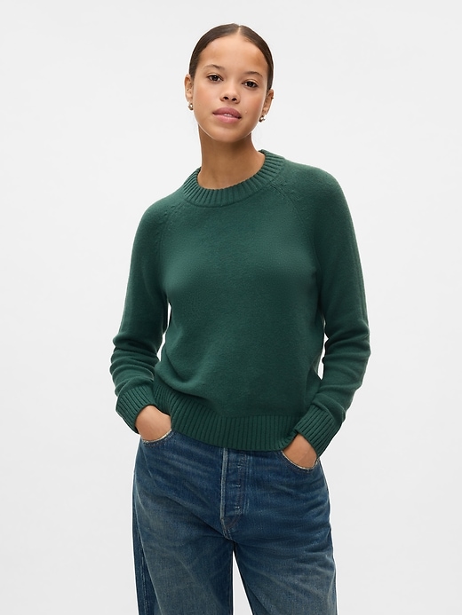 Image number 1 showing, CashSoft Crewneck Sweater