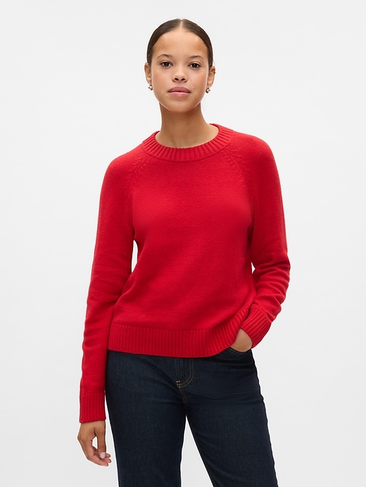 Image number 1 showing, CashSoft Crewneck Sweater